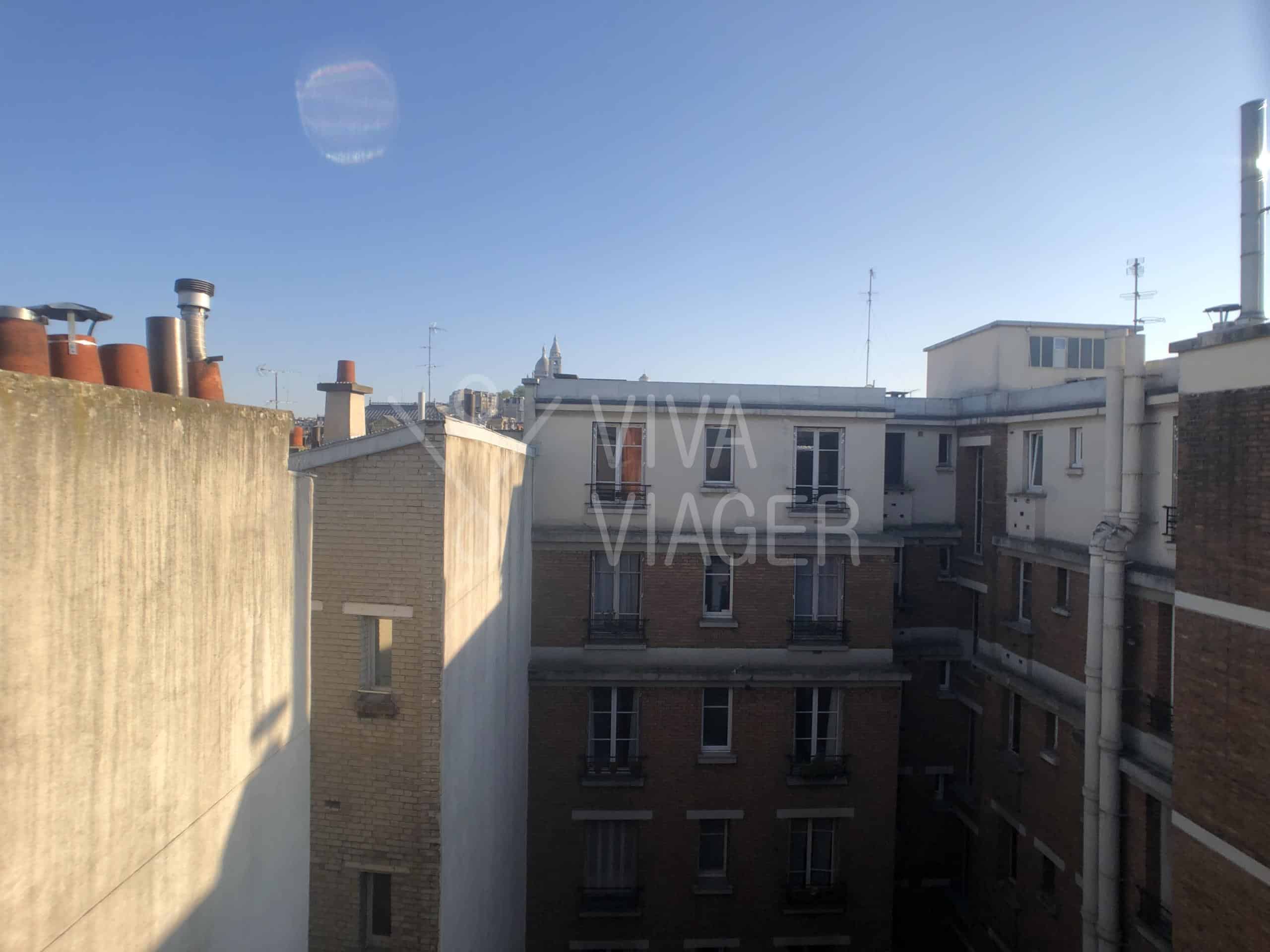 Studio 32 m² - viager occupé Paris 18