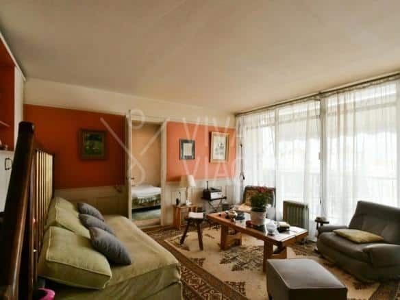 Appt  2 pièces de 46m² avec balcon – Nue-propriété  Paris 19ème