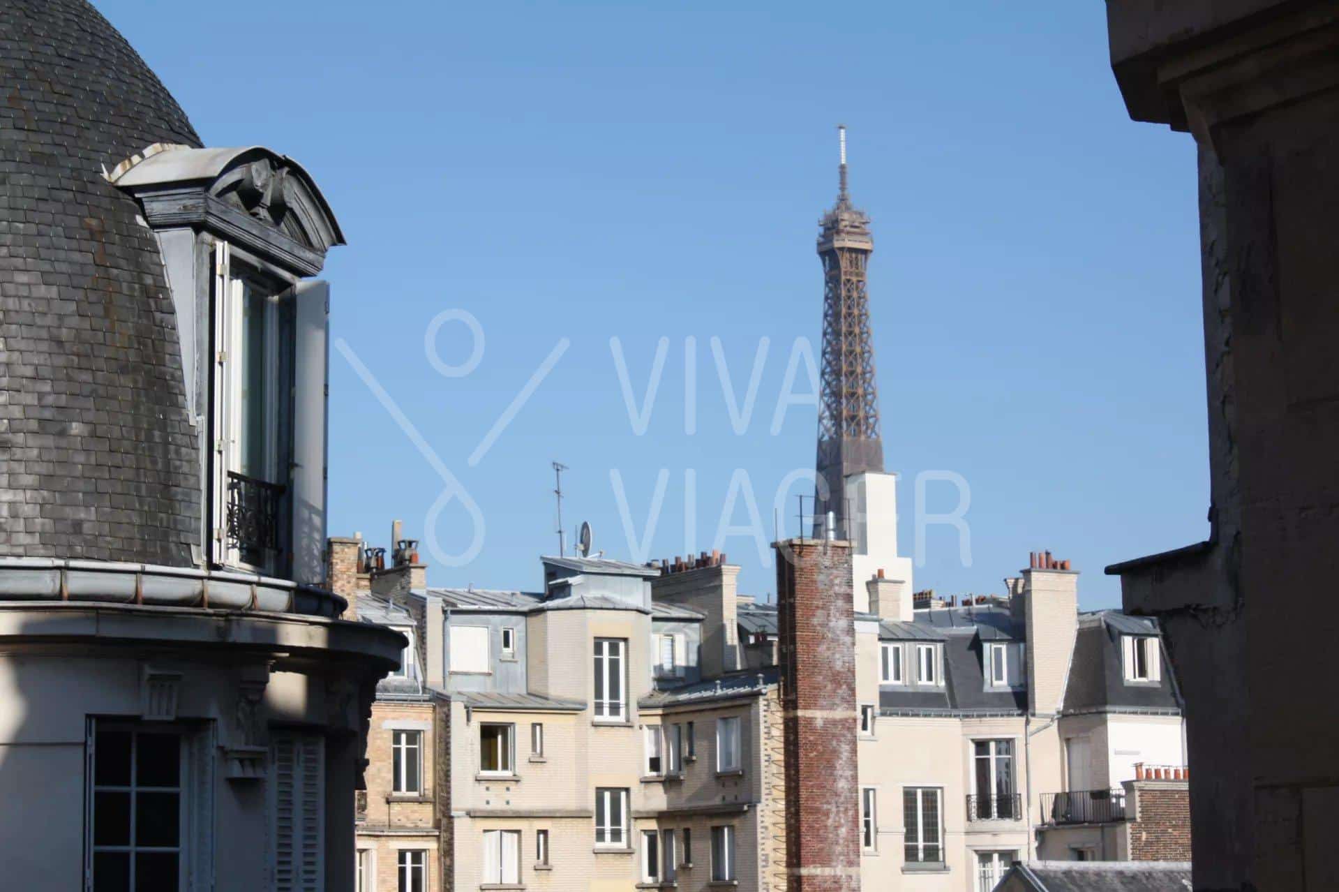 Viager Occupé – Appartement de 105 m² et 9m² de chambre de service Paris 75016 – Secteur Passy