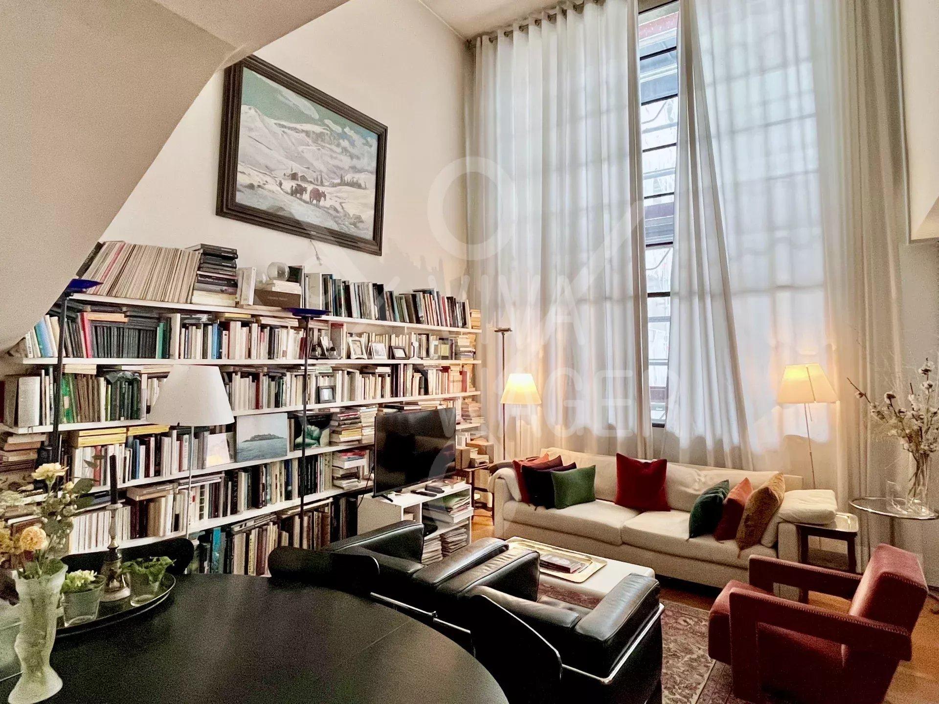 Duplex 2P 67m² – Nue-propriété – Paris 14ème Raspail