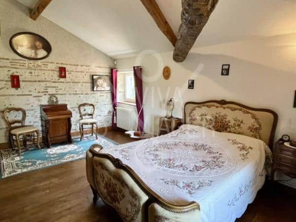 Maison en pierre 200 m² – – Vente à terme libre – Fals (47) – Parc arboré de 8 000 m²